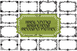 Elegant frame with decorative, an Illustration by Amazin_art
