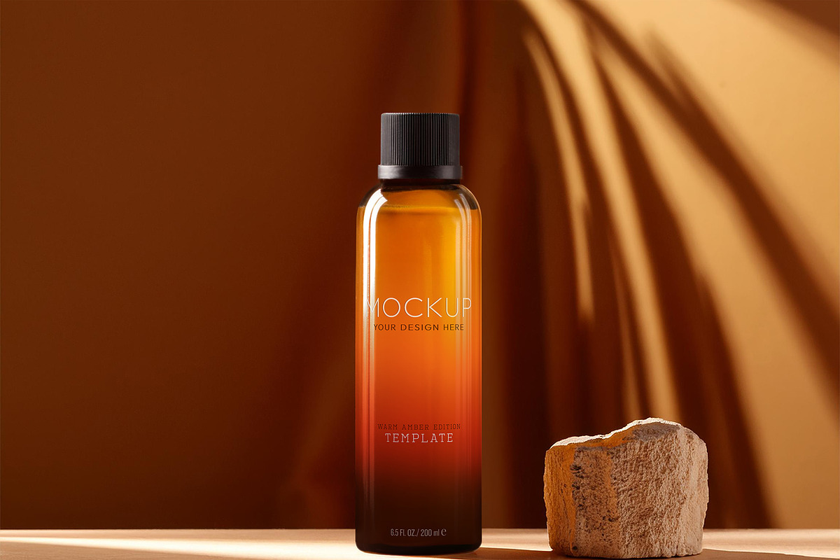 Bottle Cosmetic Mockups Set, a Packaging Mockup by BMACHINA Labs. (Photo 7 of 7)