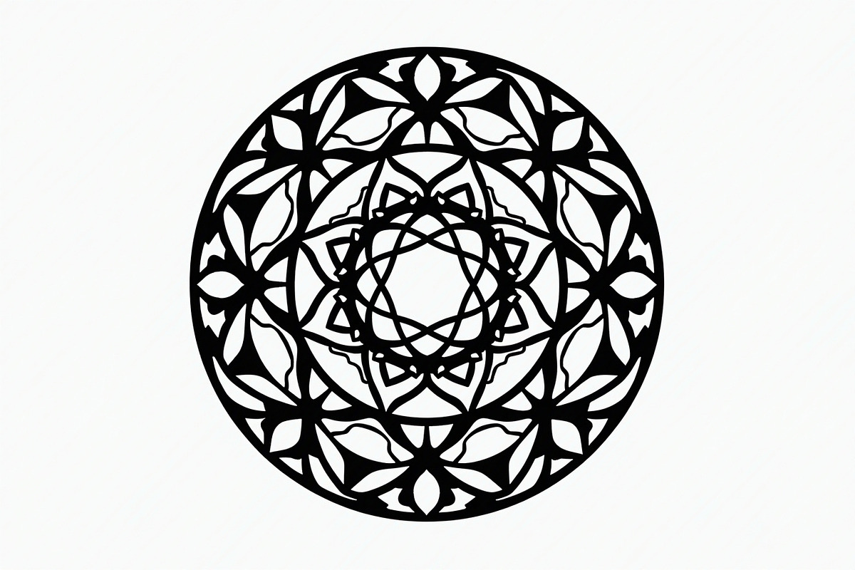 Circular Geometric Laser Cutting Bun, an Object Graphic by Creativeshirt (Photo 6 of 17)