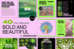 Instagram Social Media CANVA Y2K, a Social Media Template by Vermeulen Design Studio