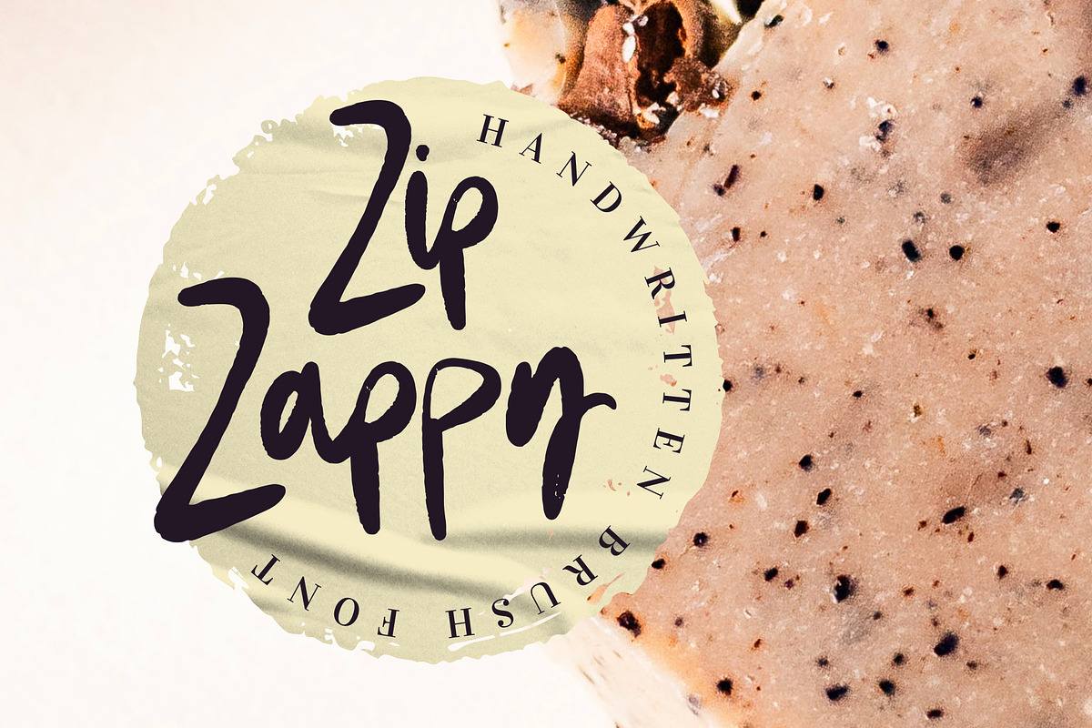 Zip Zappy Handritten Brush Font, a Script Font by VladCristea (Photo 1 of 16)