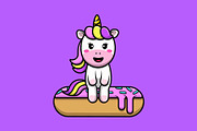 Cute Unicorn Cartoon Vector Icons, an Animal Illustration by Artstorystudio (Thumbnail 3 of 5)