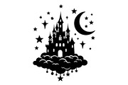 Fantasy Castle Cloud Moon Bundle, an Object Illustration by Gaye Art (Thumbnail 13 of 30)