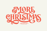 More Christmas - Modern Serif Font, a Serif Font by SaktiAvellin (Thumbnail 1 of 10)