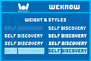 Self Discovery font, a Font by weknow (Thumbnail 7 of 8)