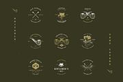 Vintage Badges vol 3, a Branding & Logo Template by blauananas (Thumbnail 2 of 9)