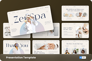 Zenspa - Spa Beauty Keynote Template