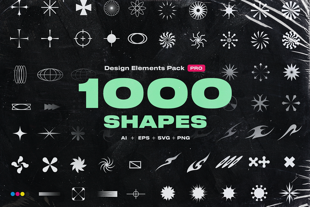 Shape Bundle Pack - 1,000+ Shapes