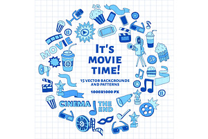 It's movie time! On notebook paper