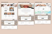 Beauty Salon Elementor Template Kit, a WordPress Template by Templatez.Co (Thumbnail 7 of 9)