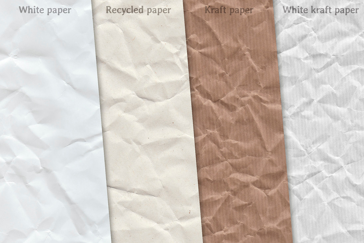 Crumpled paper patterns, a Texture Graphic by javi.ruiz