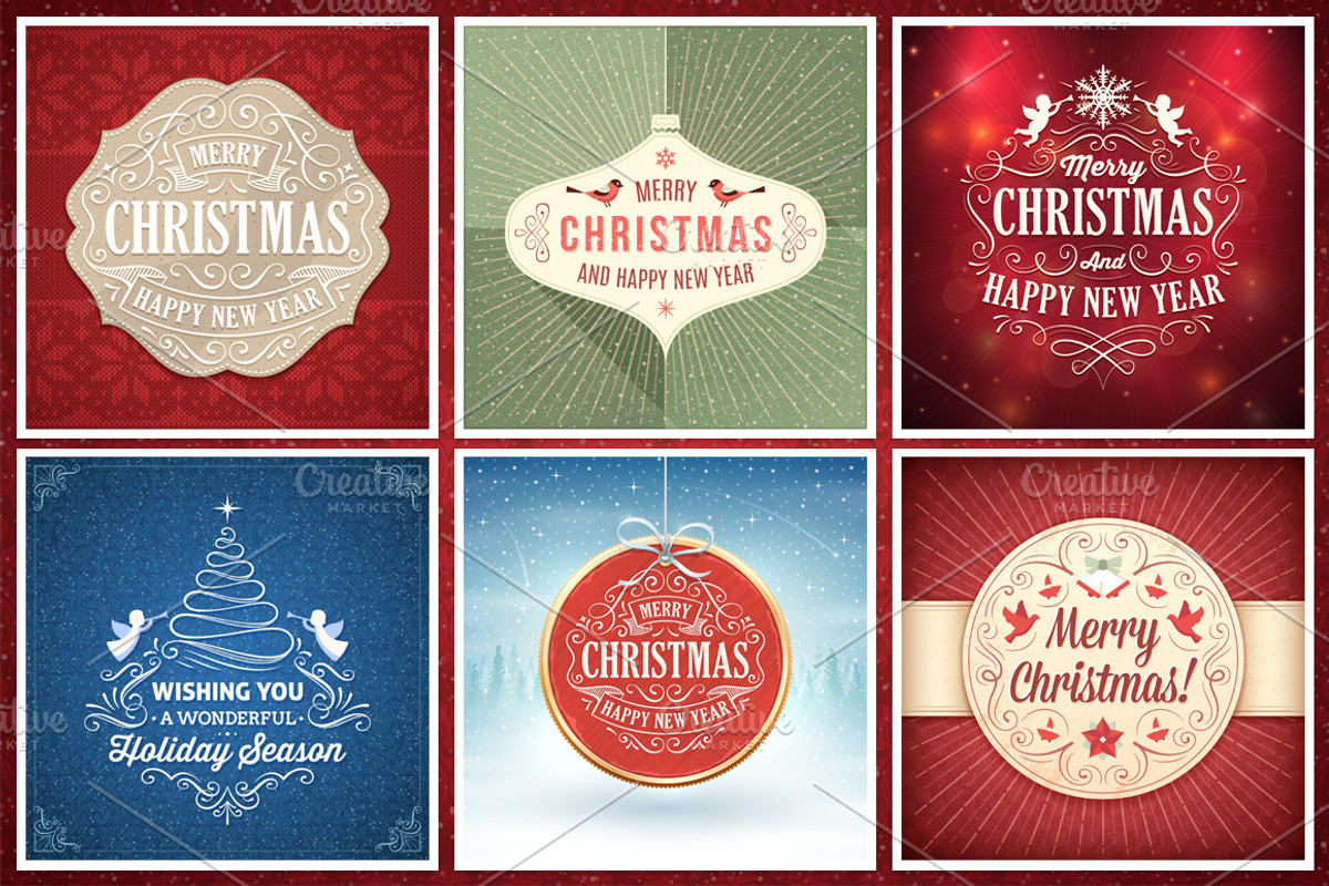 Christmas Bundle, a Decorative Illustration by Mera Pixels (Photo 2 of 10)