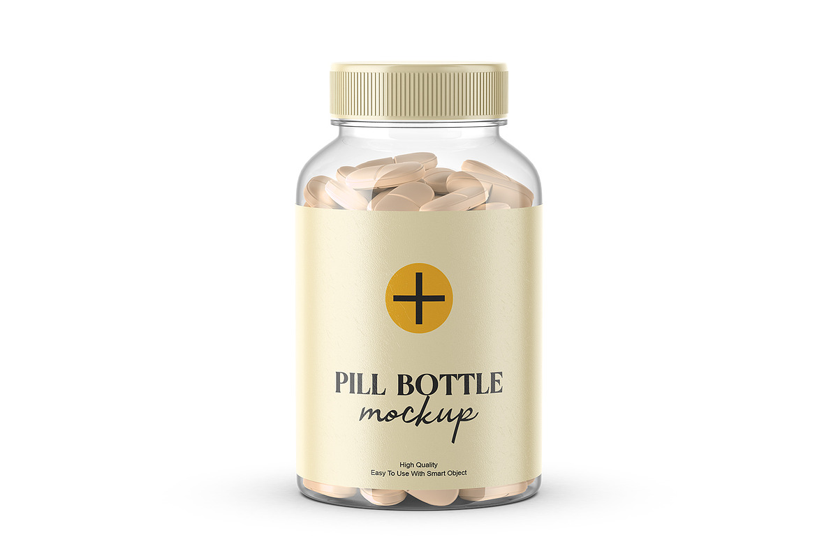 Pills Bottle Mockup, a Packaging Mockup by mockupbuys (Photo 7 of 7)