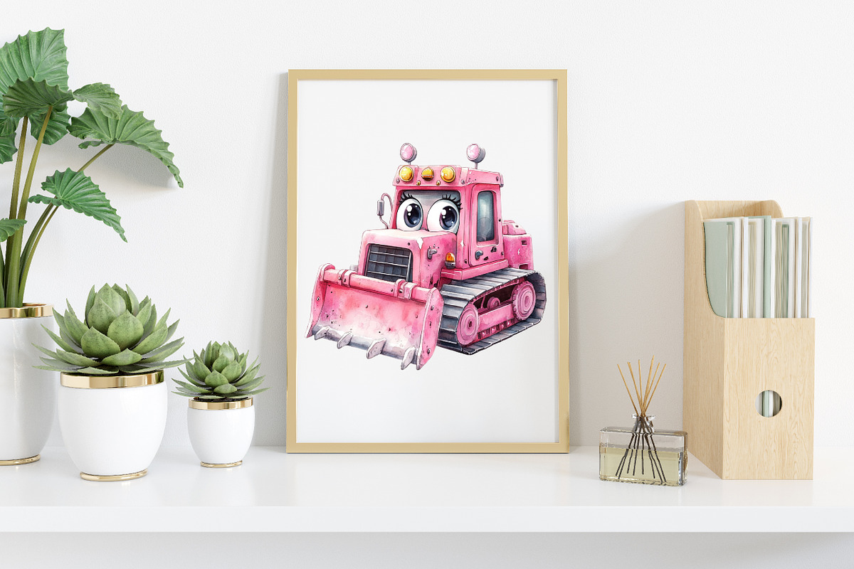 Kawaii Construction Clipart, an Illustration by Canvas Craft (Photo 6 of 8)