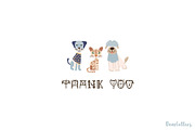 Cool Cats and Dogs Bundle., an Animal Illustration by DearLetters (Thumbnail 20 of 20)