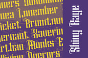 Shiny Kage - Blackletter Font, a Blackletter Font by StringLabs (Thumbnail 9 of 13)