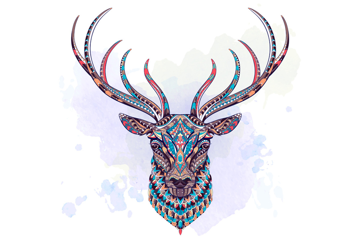 Ethnic Collection: Deer, an Animal Illustration by ArtoJoy (Photo 5 of 6)