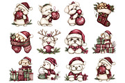 Whimsical Christmas Fluffy Dogs, a Graphic by CitraGraphics (Thumbnail 3 of 4)