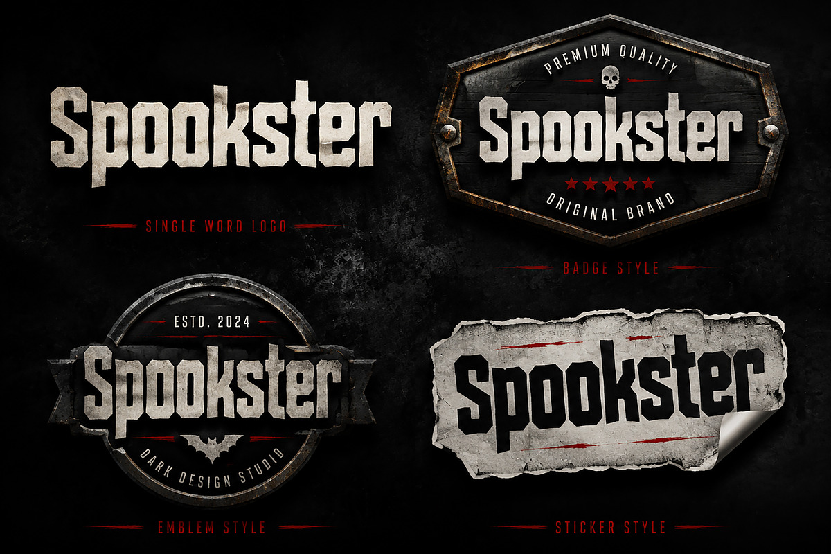 Spookster, a Slab Serif Font by Wow Magic (Photo 4 of 4)