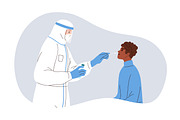 Nasal swab for COVID PCR test set, a Healthcare Illustration by Good Studio (Thumbnail 9 of 9)