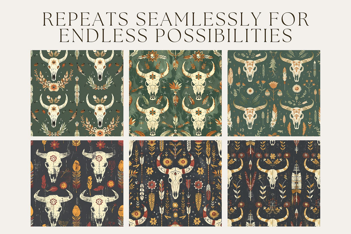 10 Bennet's Southwestern Patterns, a Pattern Graphic by Inknfolly (Photo 2 of 6)