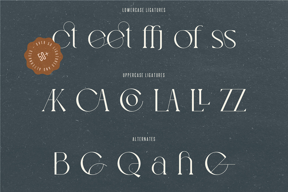 Legion - Ligature Display Serif Font preview 6