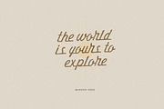 Hustle Trip Vintage Monoscript, a Script Font by Letterhend Studio (Thumbnail 5 of 9)