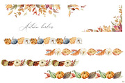 Autumn Time 2. Watercolor collection, a Decorative Illustration by Elena Medvedeva (Thumbnail 3 of 14)