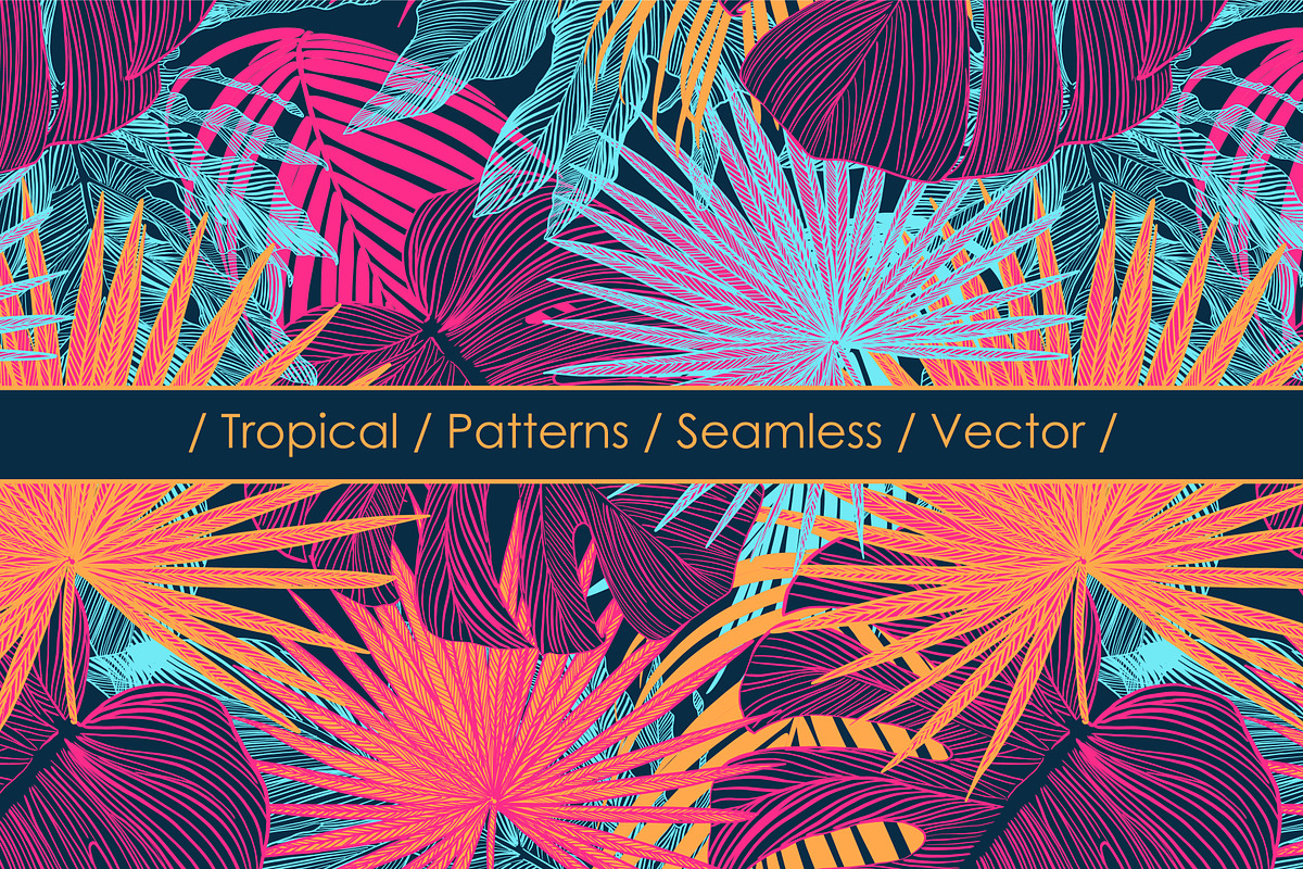 Wild Tropical Patterns, a Pattern Graphic by ANAKOTO (Photo 4 of 14)