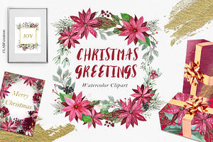 Christmas Watercolor Bundle Vol. 2