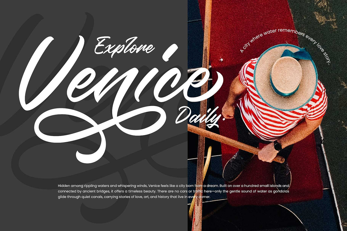 Rainylock - Handwritten Script, a Script Font by Arterfak Project (Photo 2 of 13)
