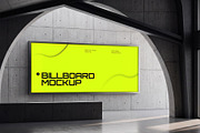 Wall Billboard Mockup, an Advertising Mockup by graphypix (Thumbnail 1 of 4)