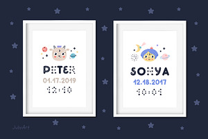 Zodiac Stars Font Duo