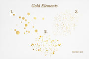 Contemporary Shapes and Gold Clipart, a Texture Graphic by Minky Moo Creations (Thumbnail 7 of 14)