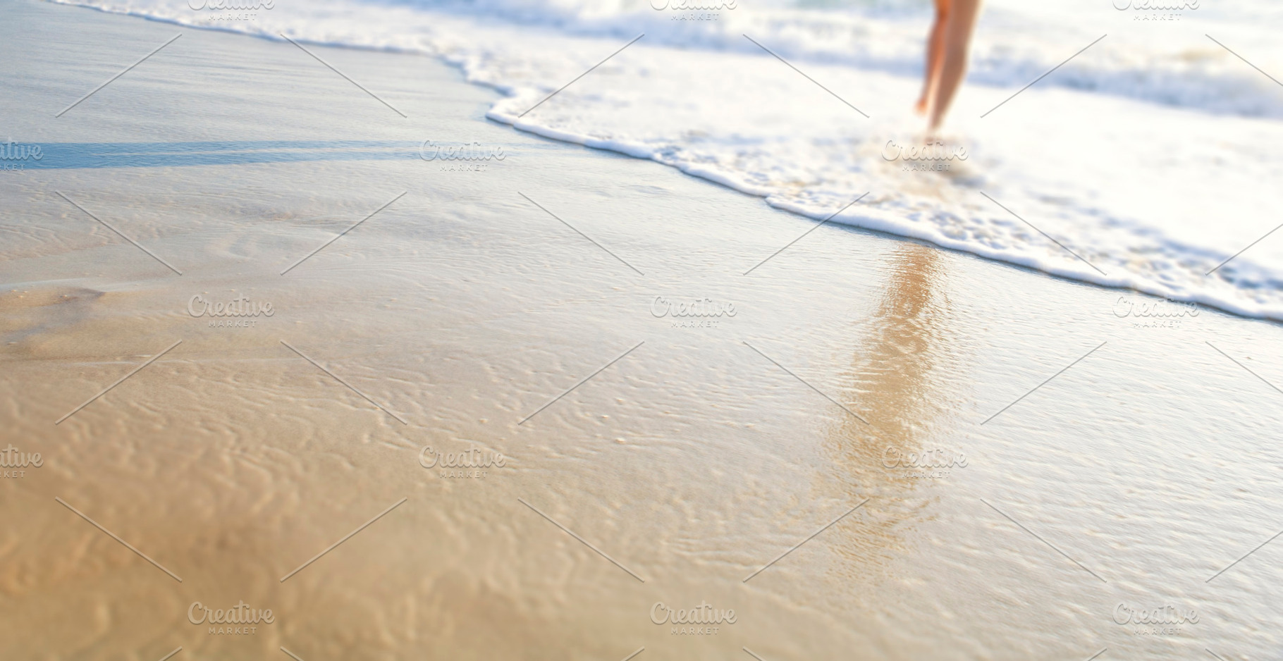 Beach Walking, a Nature Photo by THP Creative