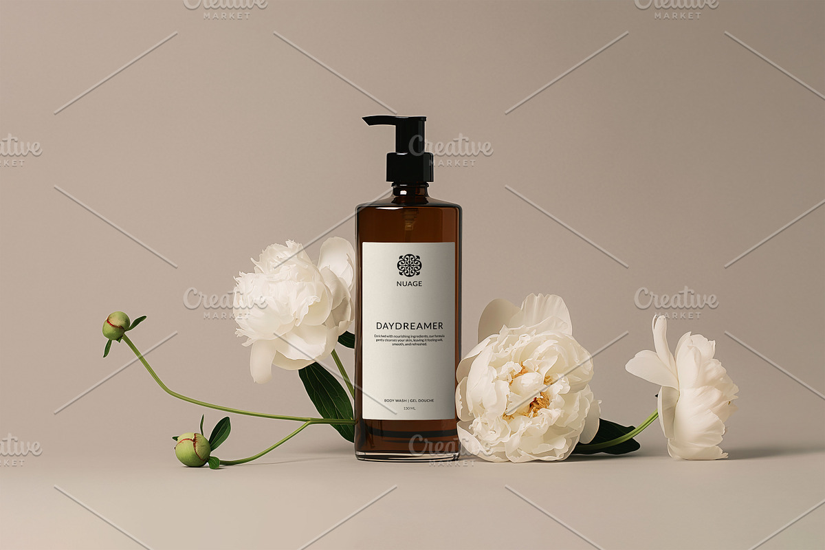 Amber Dispenser Bottle Mockup Bundle, a Packaging Mockup by Wildfield Studio (Photo 11 of 17)