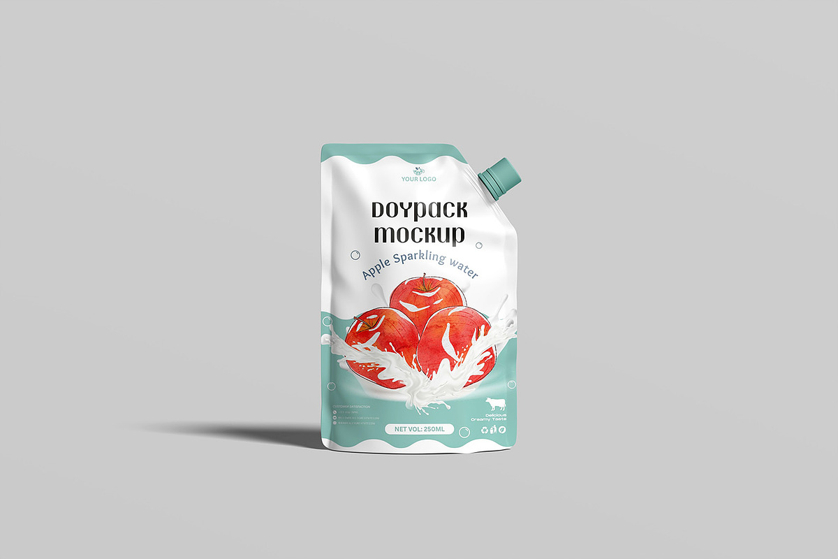 Doypack Packaging Mockup, a Packaging Mockup by graphicsecond (Photo 3 of 7)
