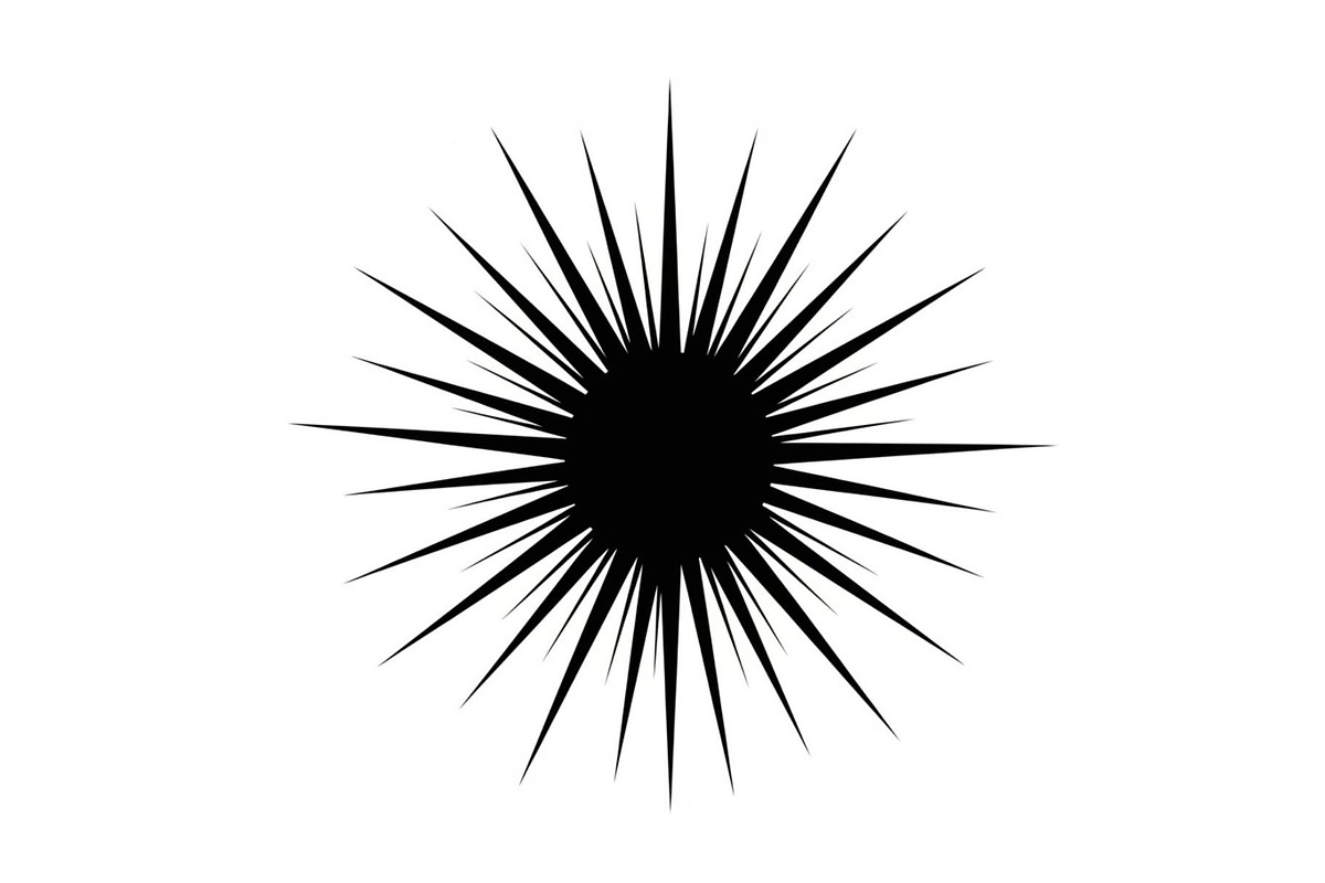 Abstract Sunburst Silhouette Set, a Graphic by hafijul (Photo 8 of 11)