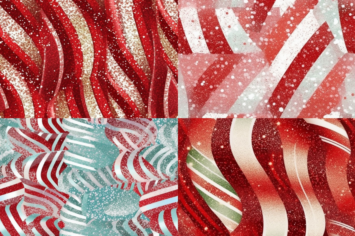 Glitter Striped Candy Seamless, a Pattern Graphic by PrintablesByFranklyn (Photo 5 of 8)