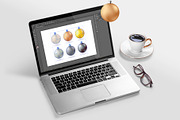 Christmas Balls Vector Objects, an Object Graphic by Plaid4You (Thumbnail 2 of 5)