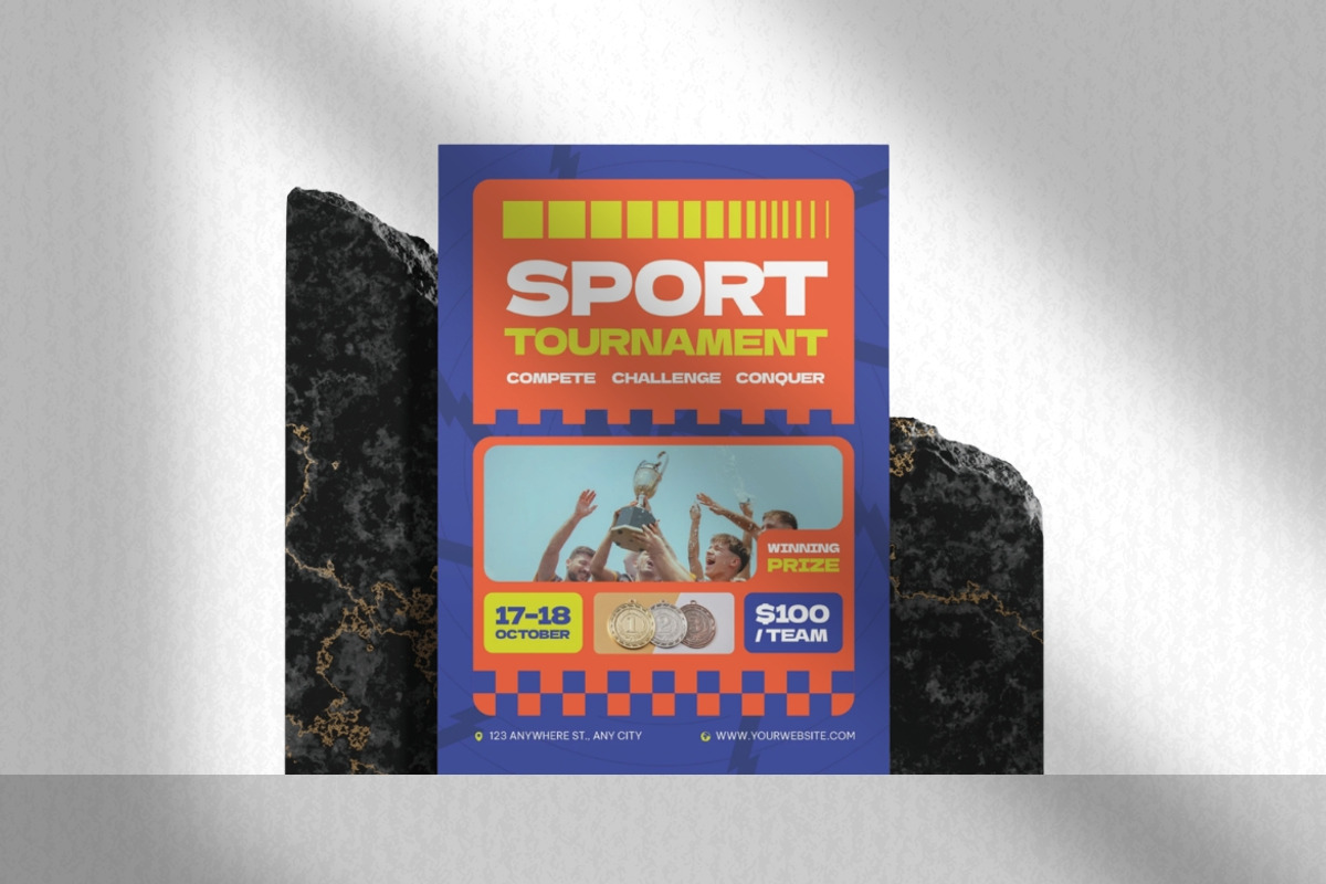 Sport Tournament Flyer, a Flyer Template by Antstheme (Photo 2 of 2)