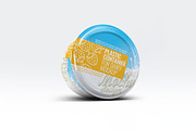 Plastic Container for Dairy Mock-Up, a Packaging Mockup by Se٧enStudio (Thumbnail 3 of 8)