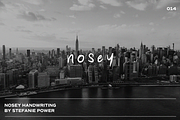 Nosey Handwriting | Font, a Script Font by Stefanie Madison (Thumbnail 1 of 2)