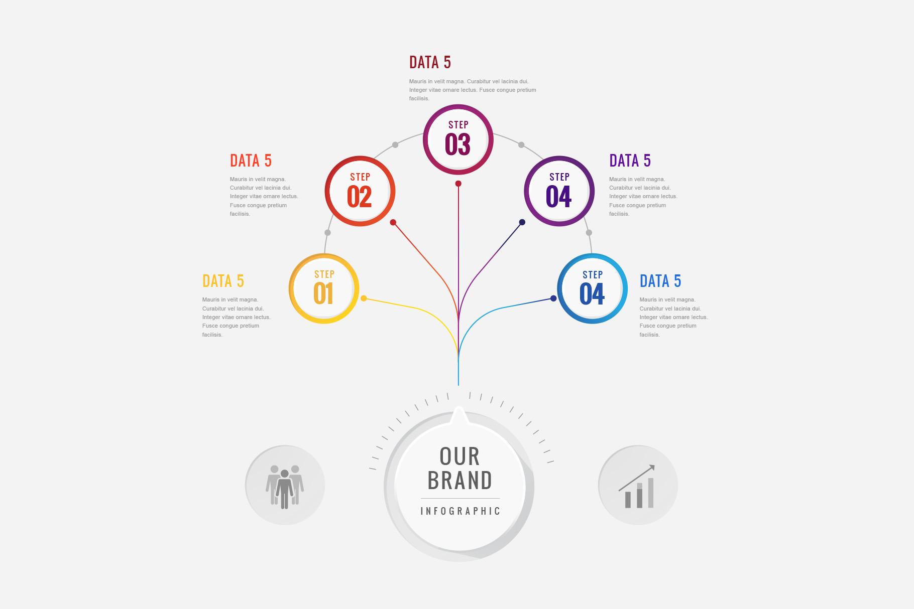 Growth Infographic Template, a Templates & Theme by GraphicMama