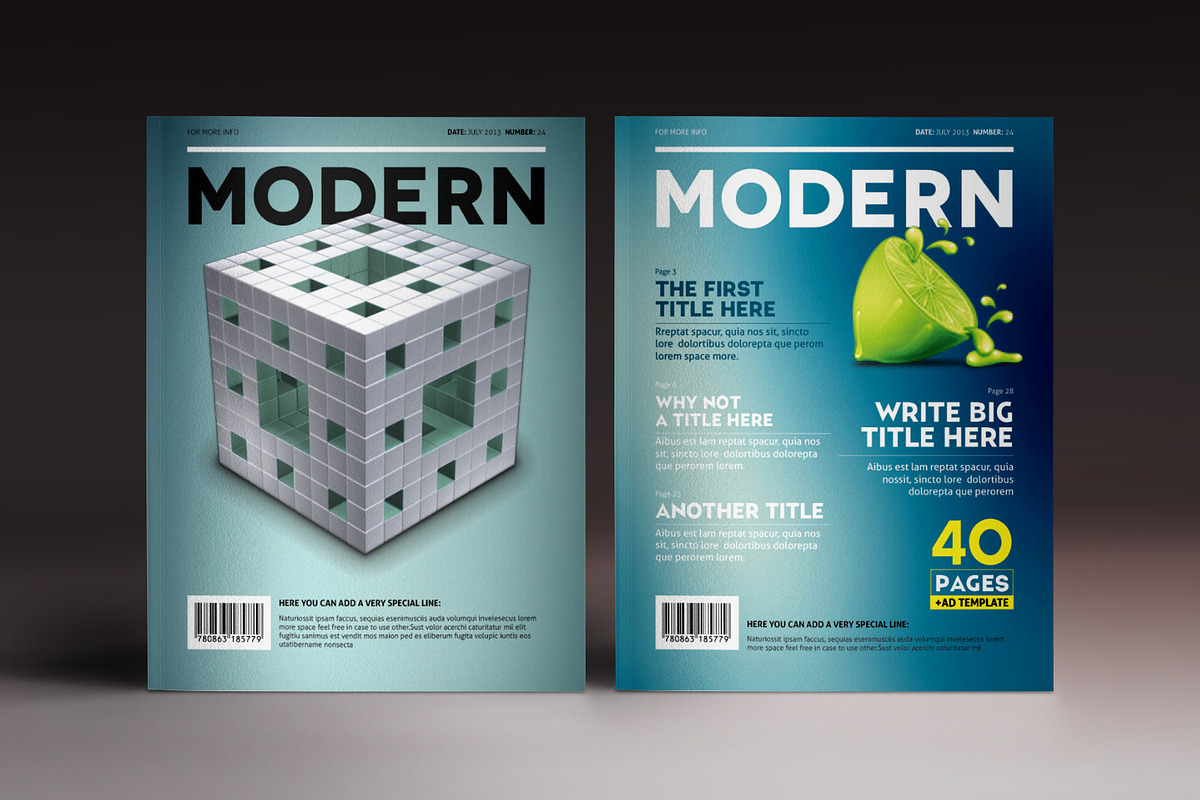 Design Magazine 5, a Magazine Template by Luuqas Design (Photo 2 of 17)
