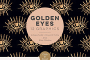 36 Cosmic Golds & Textures, a Pattern Graphic by Blixa 6 Studios (Thumbnail 2 of 7)