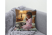 Girls praying at bedtime, a Person Illustration by Kat's Artful Creations (Thumbnail 6 of 11)