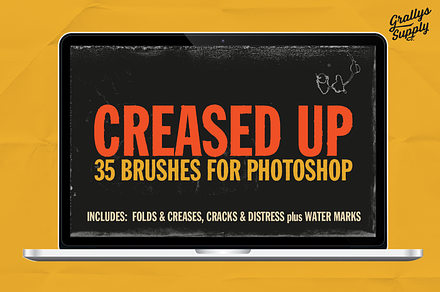Creased Up Brush Pack for Photoshop