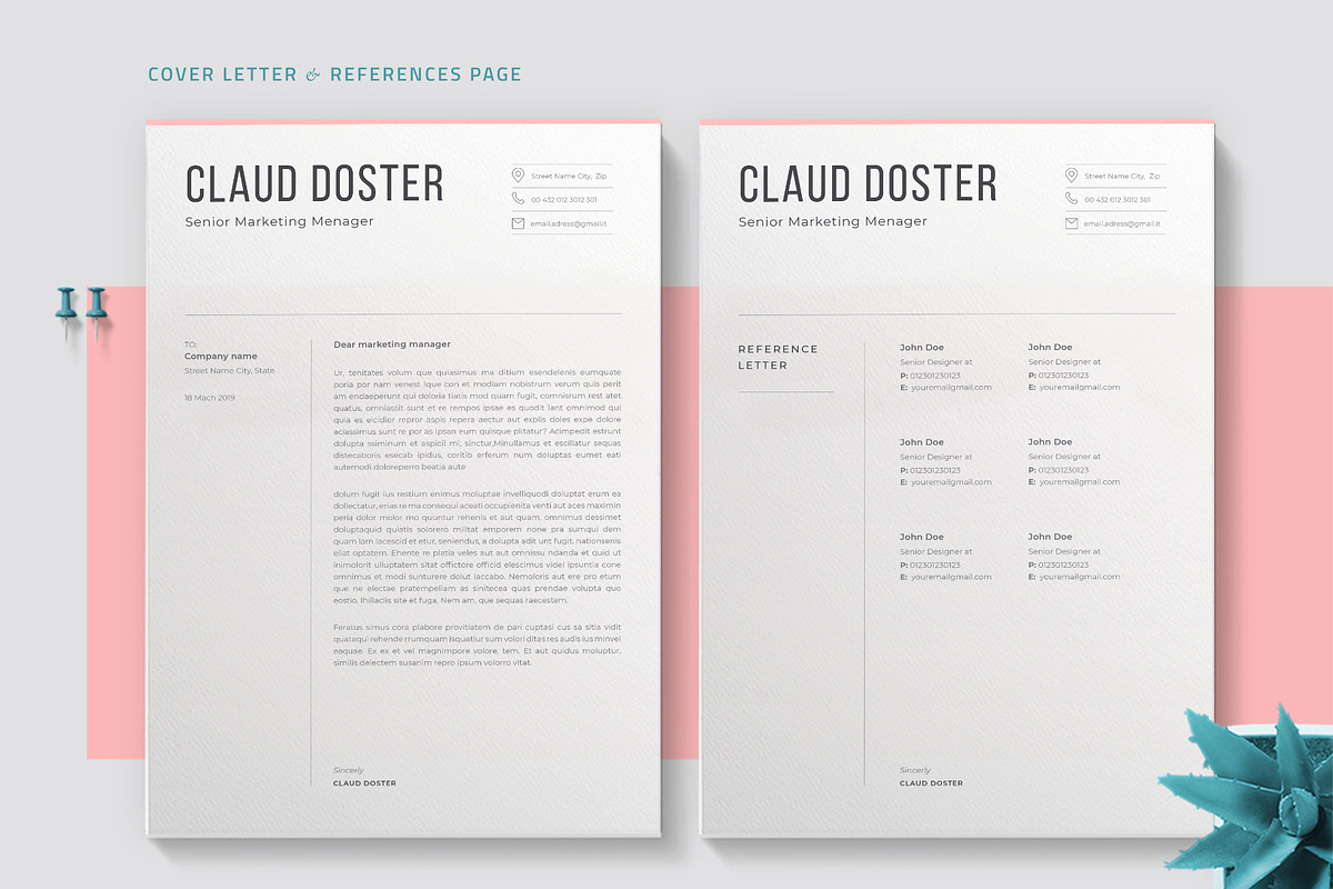 Resume Claud, a Resume Template by Astut (Photo 6 of 7)