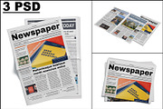 Newspaper Mockup, a Mockup by mockupbuys (Thumbnail 1 of 7)